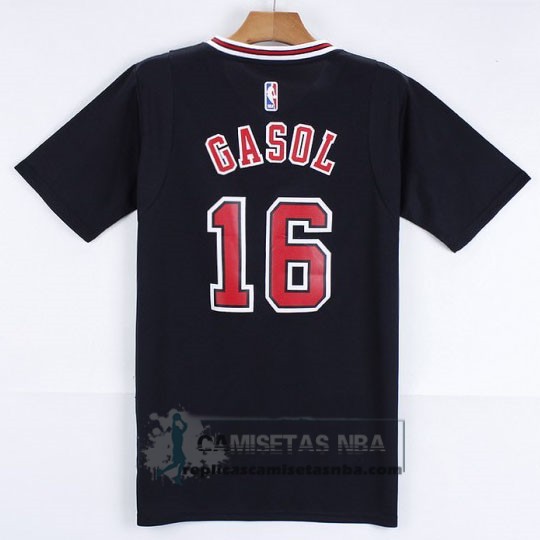 Camiseta Manga Corta Bulls Gasol Negro